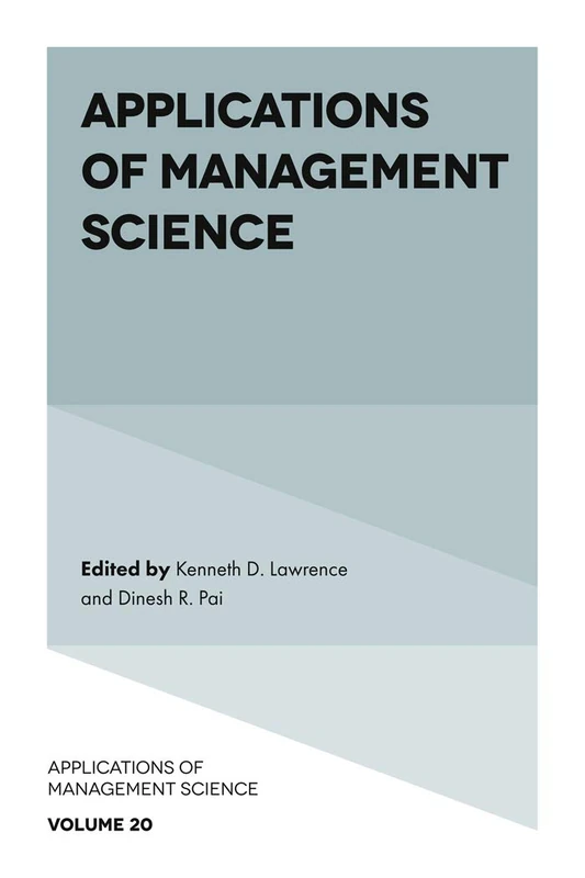 Applications of Management Science: 20