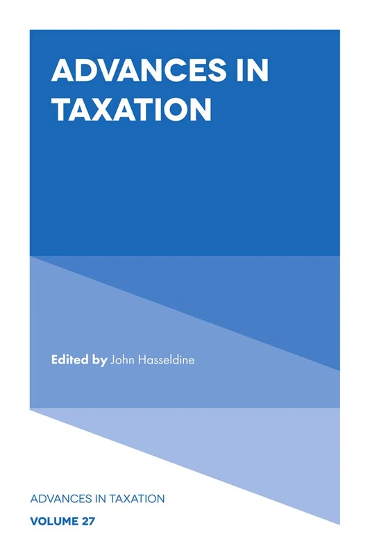 Advances in Taxation: 27