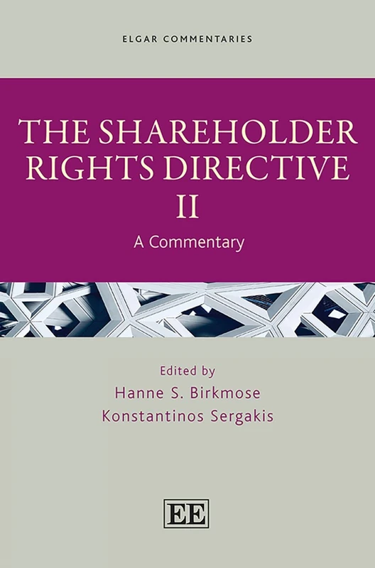The Shareholder Rights Directive II: A Commentary (Elgar Commentaries in Corporate and Company Law) - Image 1
