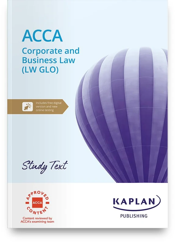 CORORATE AND BUSINESS LAW (GLO) - STUDY TEXT