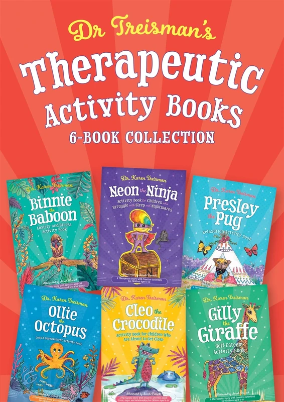 Dr. Treisman's Therapeutic Activity Books: 6-Book Collection (Therapeutic Treasures Collection)