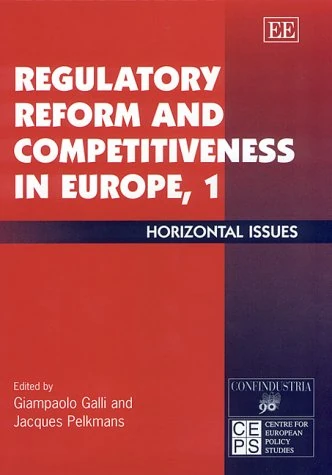 Regulatory Reform and Competitiveness in Europe, 1: Horizontal Issues: 001