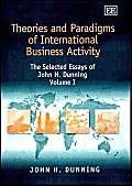 Edward Elgar Theories and Paradigms of International Business