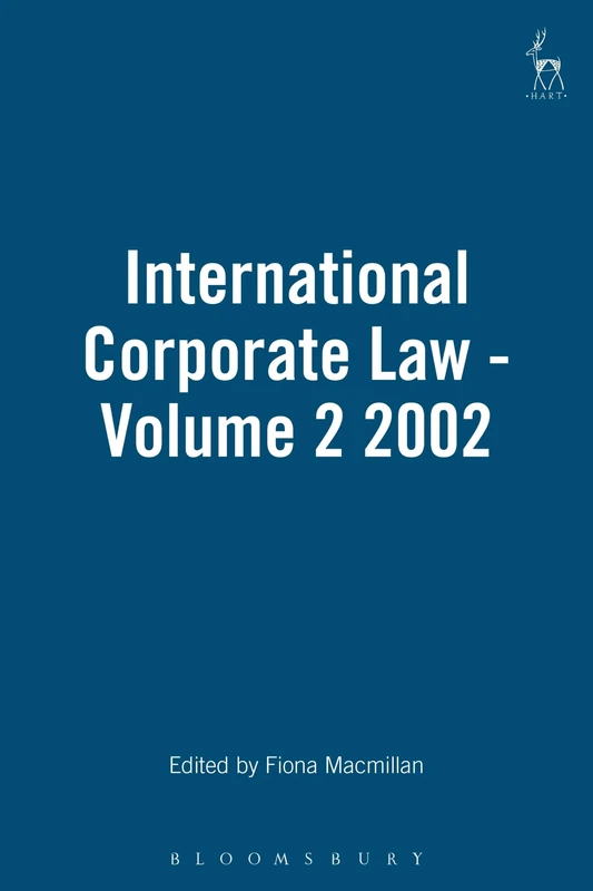 International Corporate Law - Volume 2 2002: v. 2 - Image 1