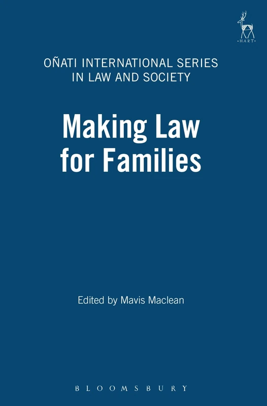 Making Law for Families: 3 (Oñati International Series in Law and Society) - Image 1
