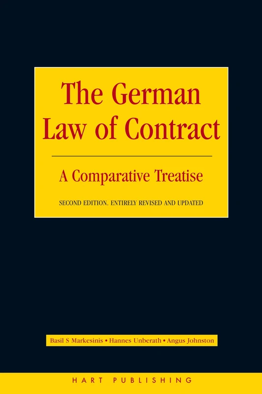 The German Law of Contract: A Comparative Treatise