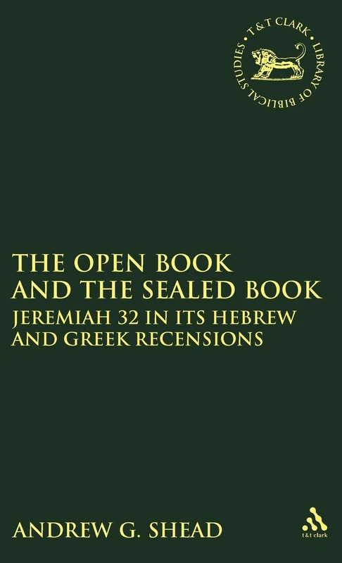 Sheffield Academic Press - Jeremiah 32 Hebrew and Greek Study