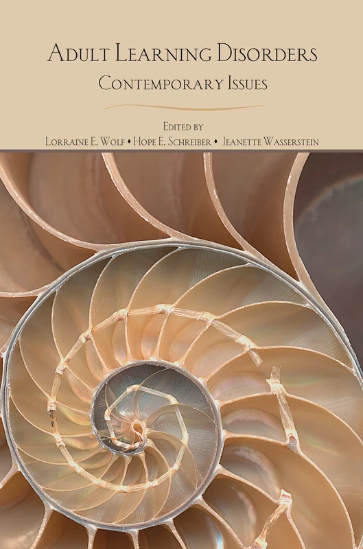 Psychology Press Adult Learning Disorders: Contemporary Issues