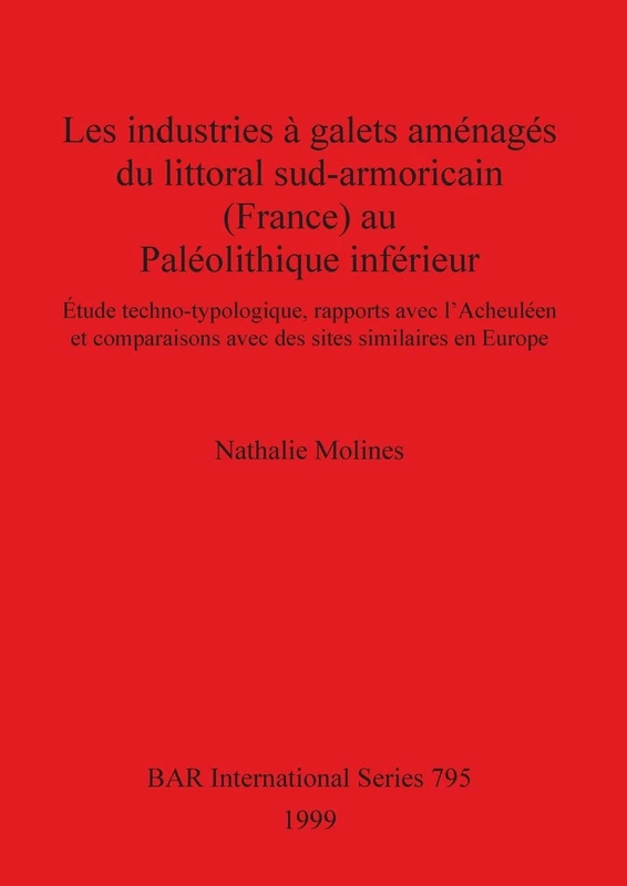Les Les industries à galets aménagés du littoral sud-armoricain au Paléolithique inférieur: Étude techno-typologique, rapports avec l'Acheuléen et ... Archaeological Reports International Series)