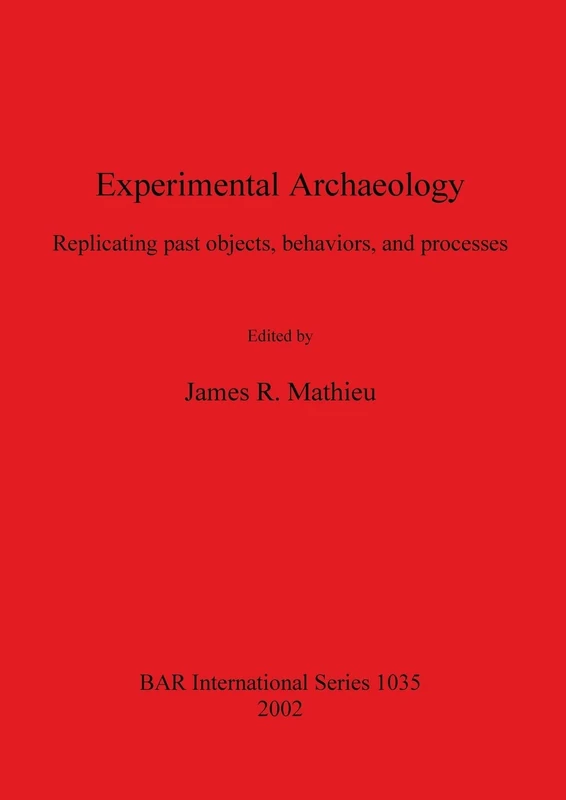 Experimental Archaeology: Replicating past objects, behaviors, and processes: 1035 (British Archaeological Reports International Series)