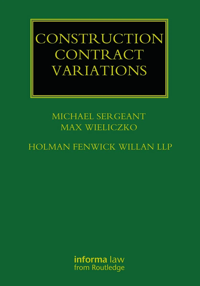 Construction Contract Variations (Construction Practice Series)