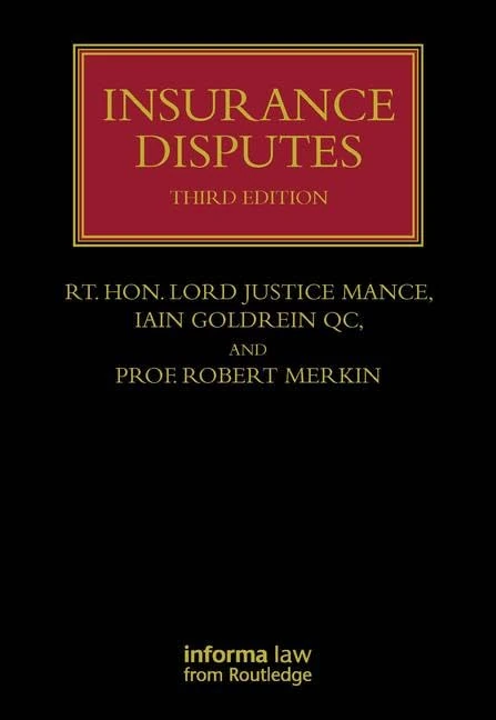 Insurance Disputes (Lloyd's Insurance Law Library)