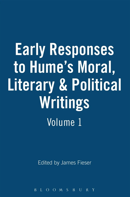 Early Responses to Hume: Moral, Literary and Political Writings v.1 & 2: Moral, Literary and Political Writings Vol 1 & 2