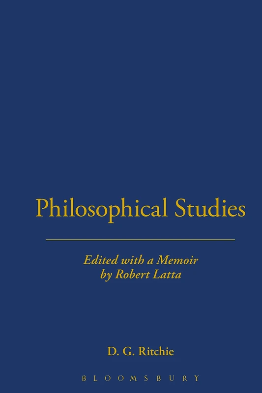 Thoemmes Philosophical Studies: No 30 - British Philosophy