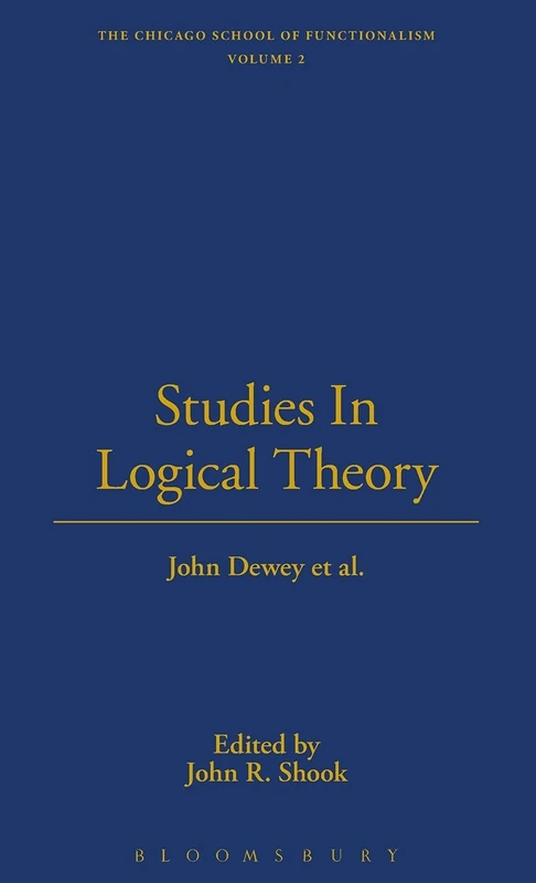 Studies In Logical Theory 12 - The Thoemmes Library