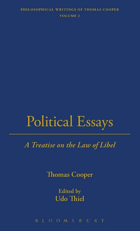 Political Essays: 21 (The Thoemmes Library of American Thought)