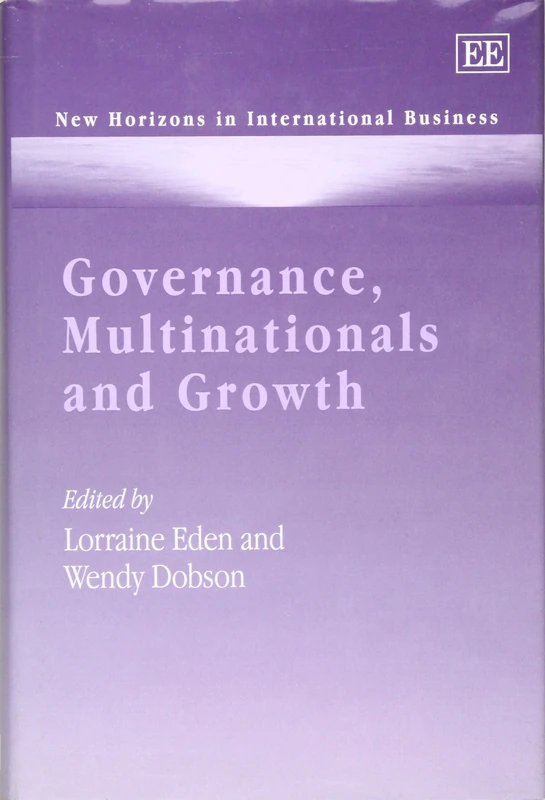 Governance, Multinationals and Growth (New Horizons in International Business series)