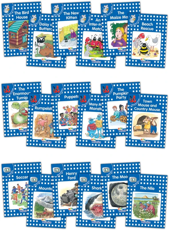 Jolly Phonics Jolly Readers Complete Set, Level 4 (18 Pack)