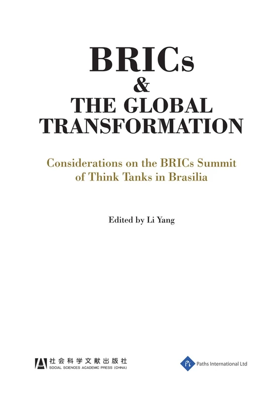 BRICs and the Global Transformation - Considerations on the BRIC Summit of Think Tanks in Brasilia (Brics Building Bridges) (BRICS Building Bridges Series)