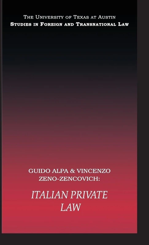 Italian Private Law (UT Austin Studies in Foreign and Transnational Law)