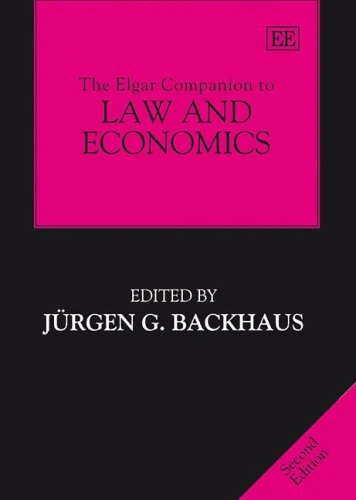 The Elgar Companion to Law and Economics, Second Edition (Elgar Original Reference)
