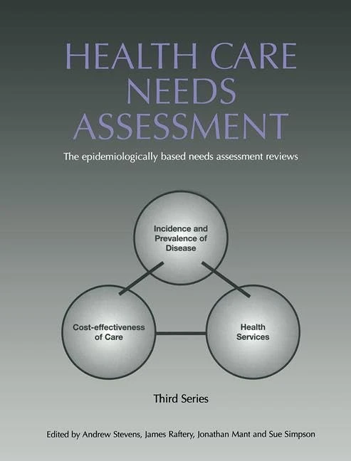 Health Care Needs Assessment: The Epidemiologically Based Needs Assessment Reviews, v. 2, Third Series - Image 1
