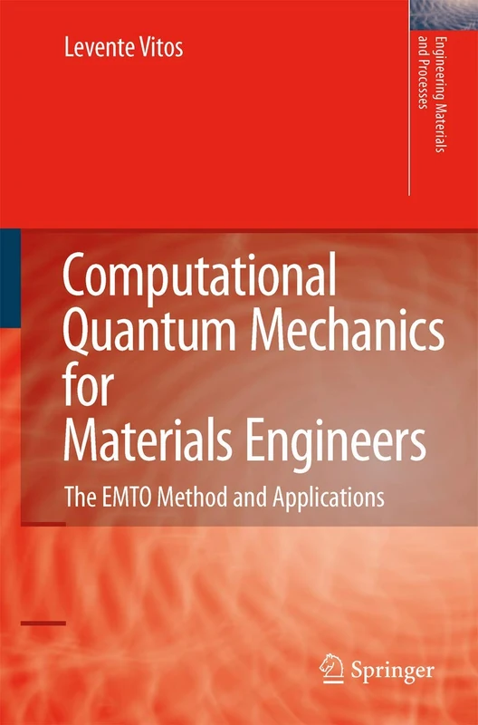 Springer Computational Quantum Mechanics for Materials Engineers