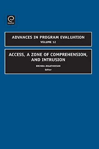 Access: A Zone of Comprehension and Intrusion: 12 (Advances in Program Evaluation, 12) - Image 1