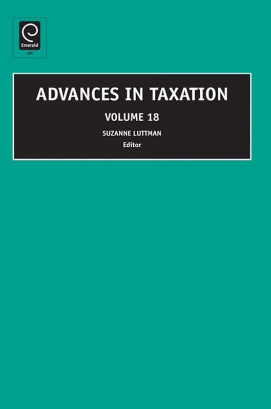Advances in Taxation: 18