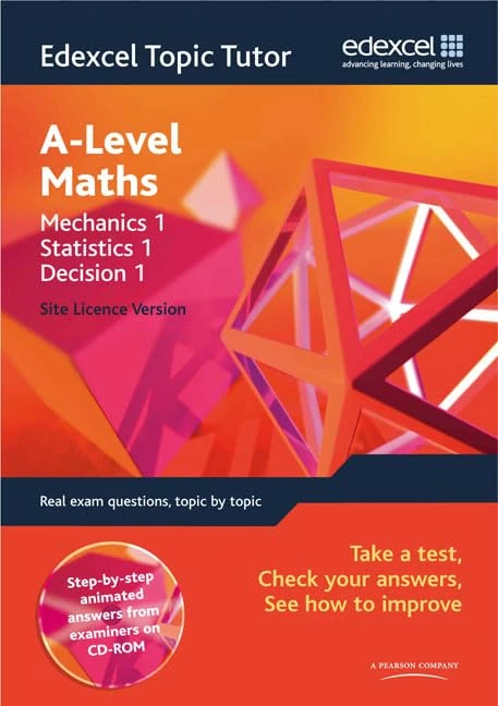 Edexcel Topic Tutor: Mechanics 1, Statistics 1 & Decision 1 Site Licence, Book & CD-ROM