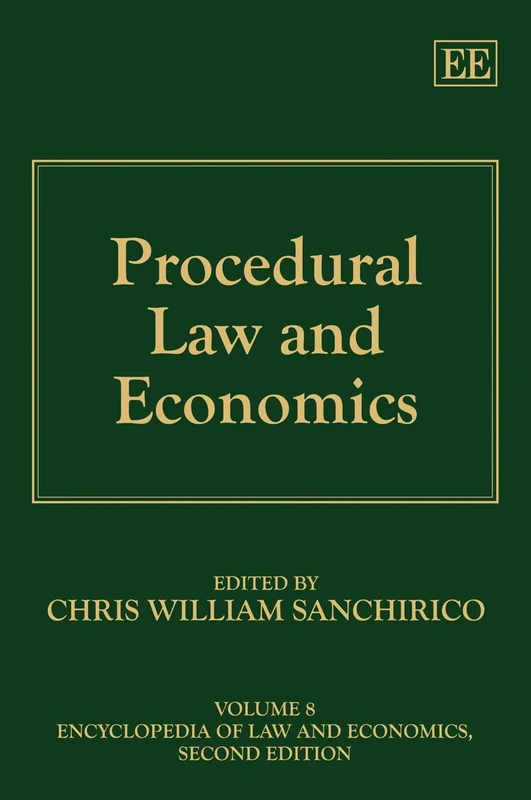 Procedural Law and Economics (Encyclopedia of Law and Economics, Second Edition)