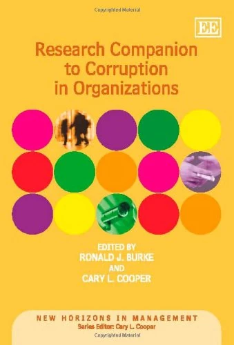 Research Companion to Corruption in Organizations (New Horizons in Management series)