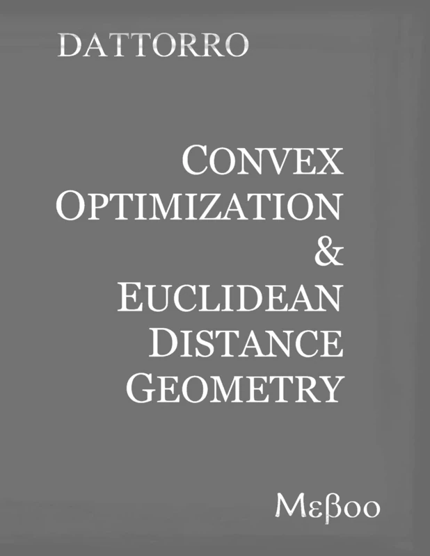 Convex Optimization & Euclidean Distance Geometry - Image 1