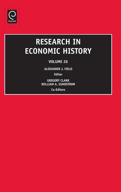Research in Economic History: 26