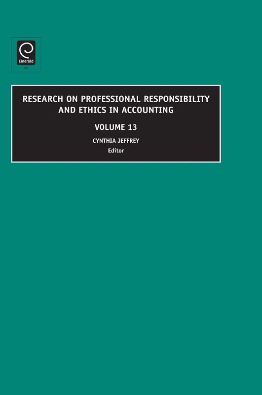 Research on Professional Responsibility and Ethics in Accounting: 13
