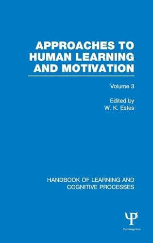 Routledge Handbook of Learning and Cognitive Processes Vol 3
