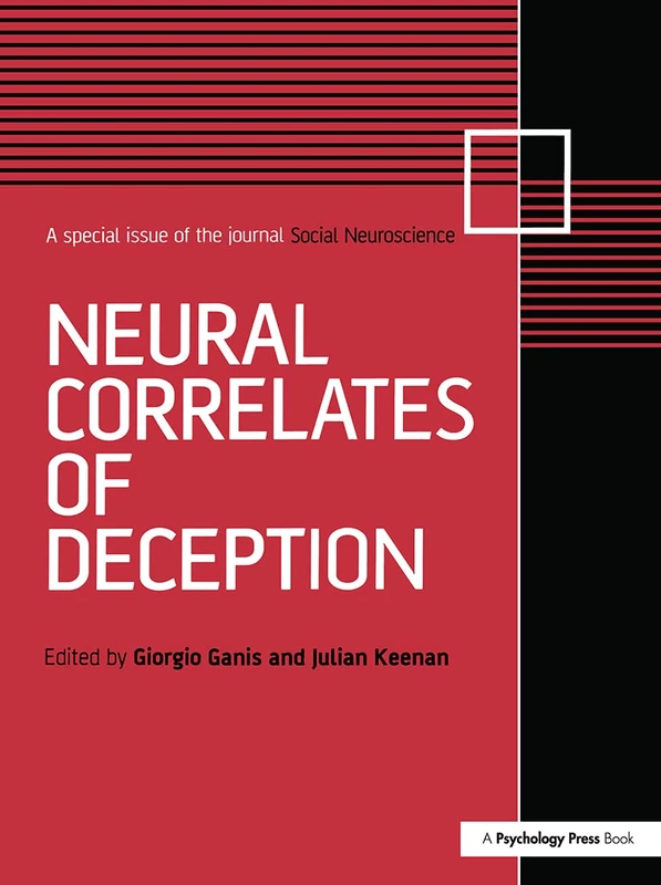 Psychology Press - Neural Correlates of Deception Book