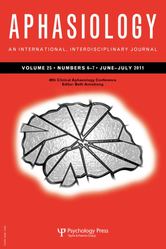 40th Clinical Aphasiology Conference: A Special Issue of Aphasiology: 25 - Image 1