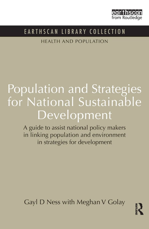Population and Strategies for National Sustainable Development: Population and Strategies for National Sustainable Development (Health and Population Set) - Image 1
