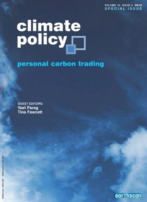 Routledge Personal Carbon Trading: 10 (Climate Policy Series) - Image 1
