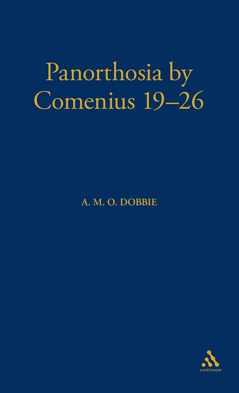 Panorthosia by Comenius 19-26 - Sheffield Academic Press