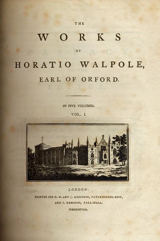 The Works of Horatio Walpole, Earl of Orford - Image 1