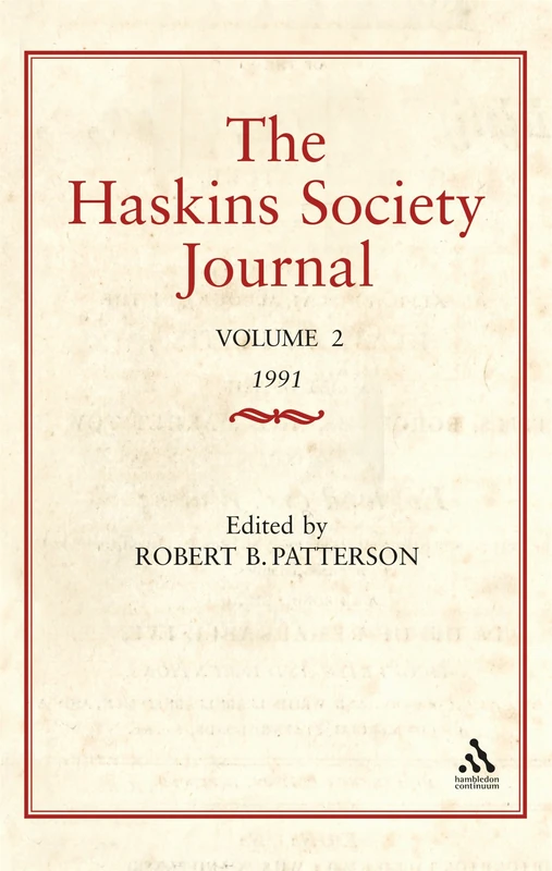 Haskins Society Journal Studies in Medieval History: Volume 2