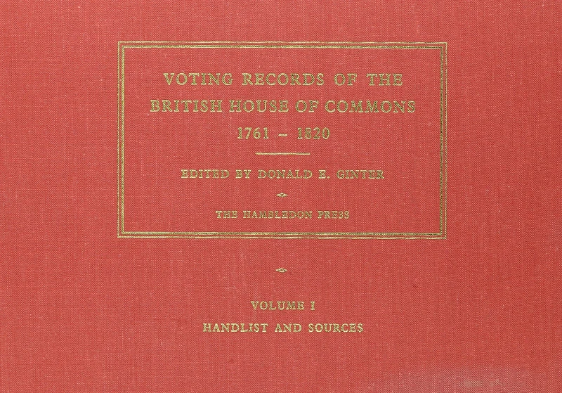 VOTING RECORDS OF THE BRITISH HOUSE