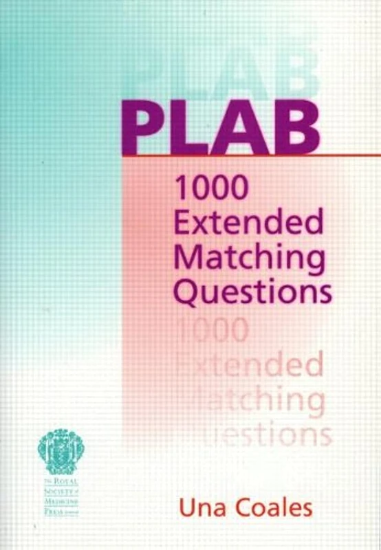 CRC Press PLAB: 1000 Extended Matching Questions Exam Guide