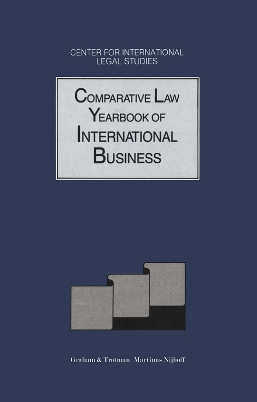 Comparative Law Yearbook of International Business: 12 (Comparative Law Yearbook Series Set)