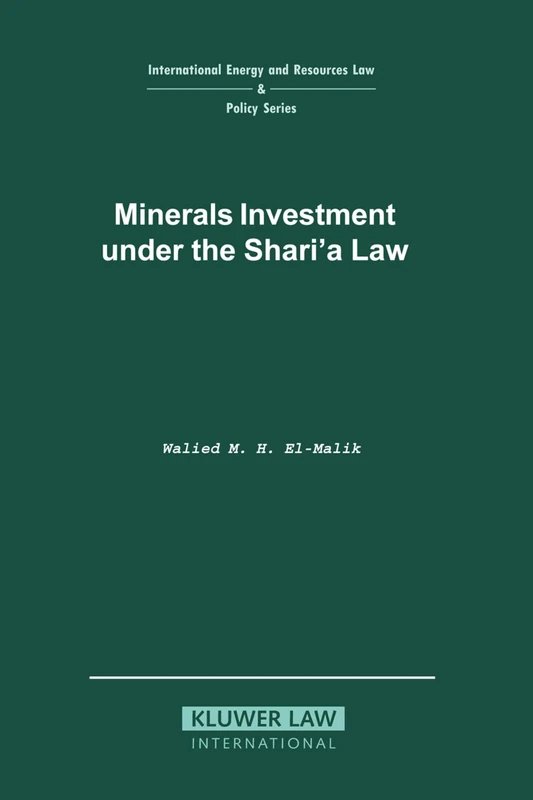 Springer Minerals Investment Under the Shariah Law Book