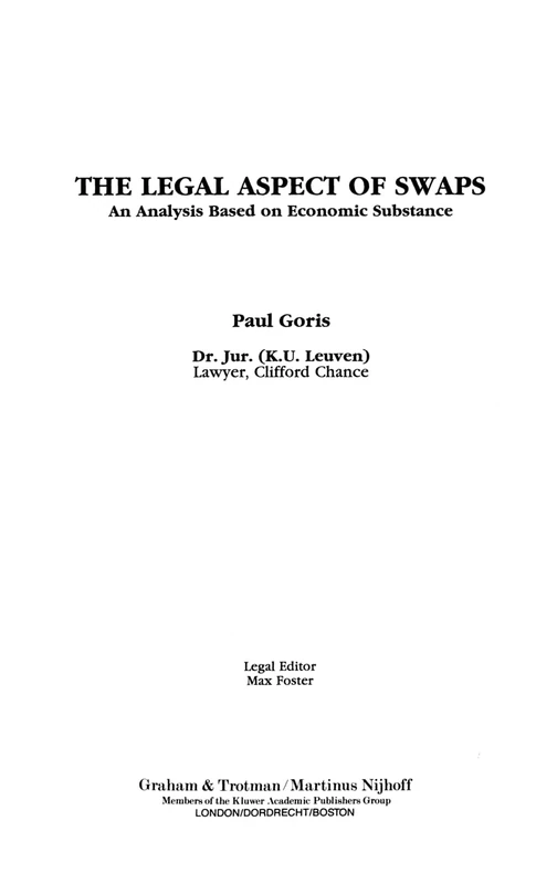 The Legal Aspect of Swaps: An Analysis Based on Economic Substance - Image 1