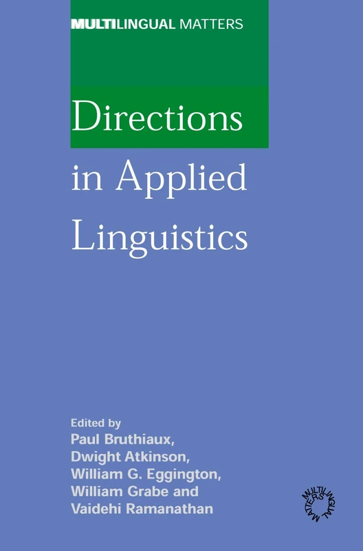 Directions in Applied Linguistics: Essays in Honor of Robert B. Kaplan: 133 (Multilingual Matters) - Image 1