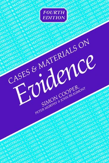 Cases And Materials On Evidence (Cases & Materials)